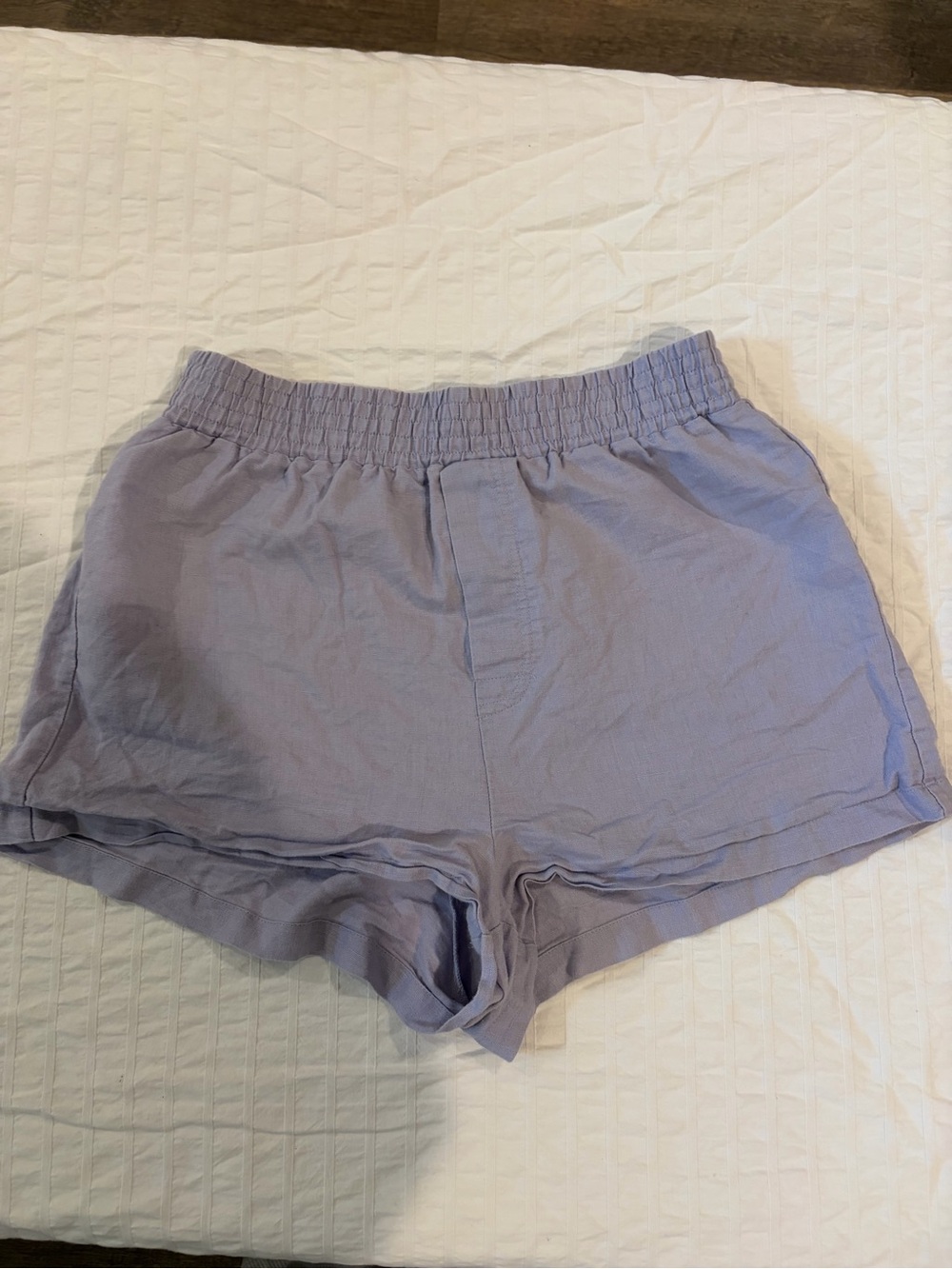 Aritzia Linen/Cotton Boxer Style Short
